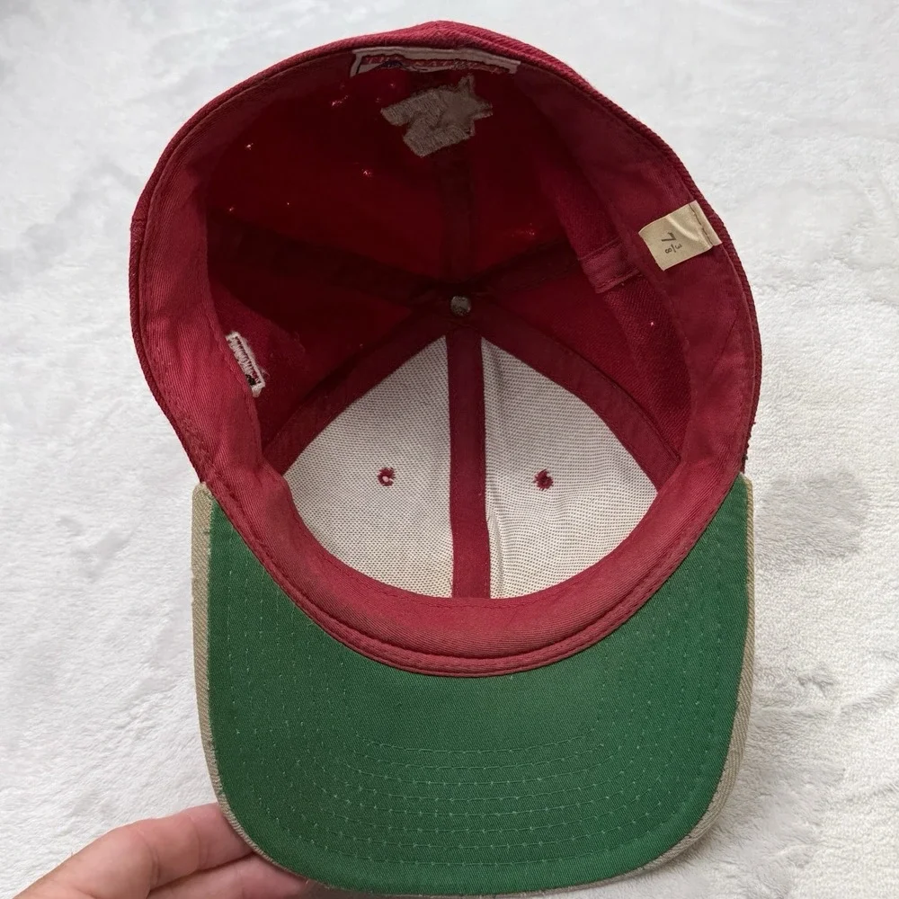Vintage Alabama Crimson Tide‎ Starter Wool Snapback Hat Cap 7 3/8 USA Green Bill